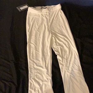 Pretty Little Things White Slinky Pants